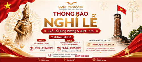 Thông báo nghỉ lễ 