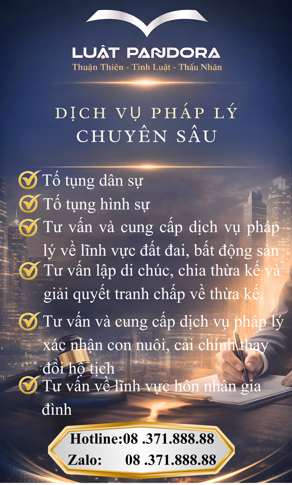 DỊCH VỤ PHÁP LÝ CHUYÊN SÂU.