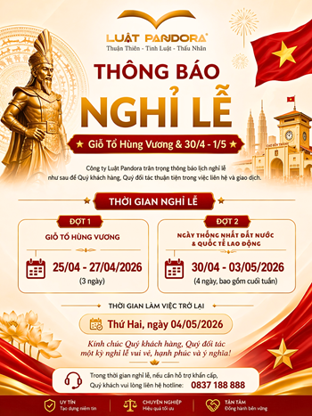 Thông báo nghỉ lễ 
